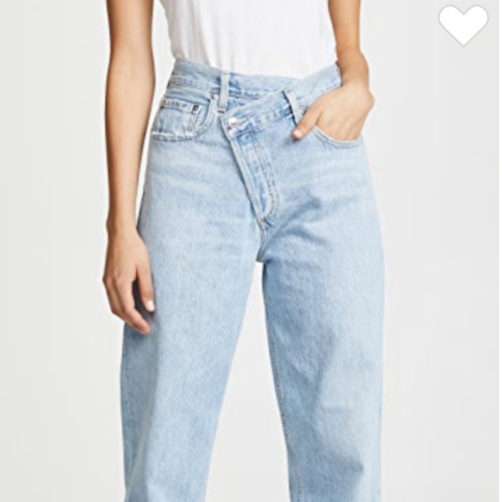 AGOLDE Crisscross Jeans